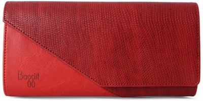 Baggit Women Red Artificial Leather Wallet(6 Card Slots), Scarlet