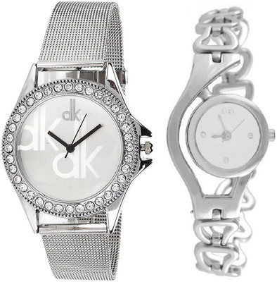 LEBENSZEIT NEW BEAUTIFUL FASHION SILVER COMBO OFFER LATEST SOLO DESIGNER DEAL Watch - For Girls
LEBENSZEIT NEW BEAUTIFUL FASHION SILVER COMBO OFFER LATEST SOLO DESIGNER DEAL Watch - For Girls