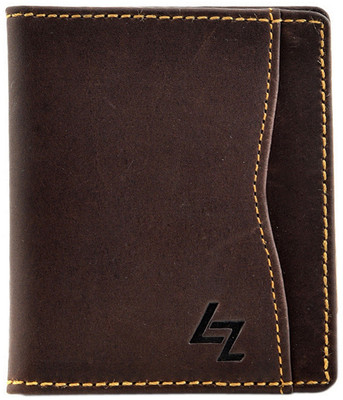 Leather Zentrum 4 Card Holder(Set of 1, Brown)