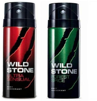 Wild Stone Ultra Sensual And Forest Spice Combo Pack 2 (150 ML) Deodorant Spray - For Men(150 ml, Pack of 2)
Wild Stone Ultra Sensual And Forest Spice Combo Pack 2 (150 ML) Deodorant Spray - For Men(150 ml, Pack of 2)