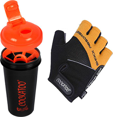 COCKATOO Endurance Bottle 700ml & Gym gloves Mesh & swede Leather Size Large Combo Gym & Fitness Kit
COCKATOO Endurance Bottle 700ml & Gym gloves Mesh & swede Leather Size Large Combo Gym & Fitness Kit
