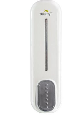Dolphy Silver ABS 300 ml Soap, Shampoo Dispenser(White)