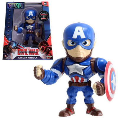 Jada Toys Captain America: Civil War - Captain America Action Figure(Multicolor)