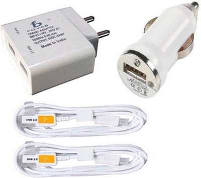 Foyab 2A Fast Charger with & 2 Sync USB Cable (White) & 1 Car Charger Mobile Charger(White, Golden), Golden;white
Foyab 2A Fast Charger with & 2 Sync USB Cable (White) & 1 Car Charger Mobile Charger(White, Golden), Golden;white