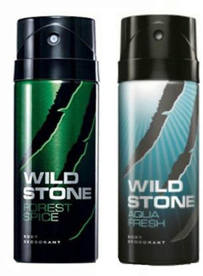 Wild Stone Forest Spice And Aqua Combo Pack 2 Deodorant Spray - For Men(300 ml, Pack of 2)
Wild Stone Forest Spice And Aqua Combo Pack 2 Deodorant Spray - For Men(300 ml, Pack of 2)