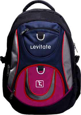 Levitate 15.6 inch Expandable Laptop Backpack(Blue), Navy