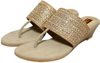 Port Women Gold Heels
