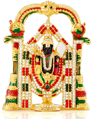 Kulin Lord Prince Balaji Idol For Car Dashboard | Home Decor | Office | Gifting Decorative Showpiece - 10 cm(Alloy, Multicolor)
Kulin Lord Prince Balaji Idol For Car Dashboard | Home Decor | Office | Gifting Decorative Showpiece - 10 cm(Alloy, Multicolor)