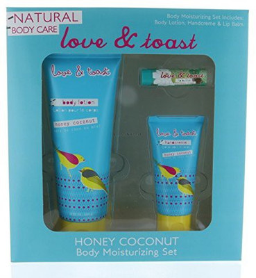 Love & Toast Combo Set Natural Body Moisturizing Honey Coconut , Handcream, And Lip Balm(226.72 g)
Love & Toast Combo Set Natural Body Moisturizing Honey Coconut , Handcream, And Lip Balm(226.72 g)