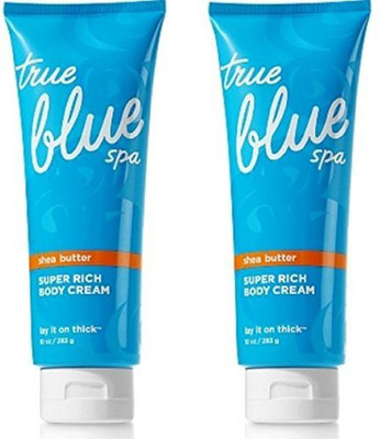 Bath & Body Works True Blue Spa Shea Butter Super Rich Body Cream Pack of 2(295 g)
Bath & Body Works True Blue Spa Shea Butter Super Rich Body Cream Pack of 2(295 g)