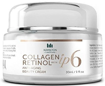Hamilton Healthcare Collagen Retinol Anti-Aging Beauty Cream with iP6, Vitamin C, Vitamin A, Marine Collagen(30 ml)
Hamilton Healthcare Collagen Retinol Anti-Aging Beauty Cream with iP6, Vitamin C, Vitamin A, Marine Collagen(30 ml)