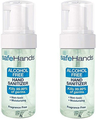 Safehands Alcohol Free Foam Hand Sanitizer Brand, Fragrance Free, 2-pack(49.595 g)
Safehands Alcohol Free Foam Hand Sanitizer Brand, Fragrance Free, 2-pack(49.595 g)