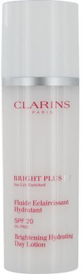 Clarins Bright Plus Hp SPF 20 Brightening Hydrating Day Lotion, 1.6 Ounce(47.312 ml)
Clarins Bright Plus Hp SPF 20 Brightening Hydrating Day Lotion, 1.6 Ounce(47.312 ml)
