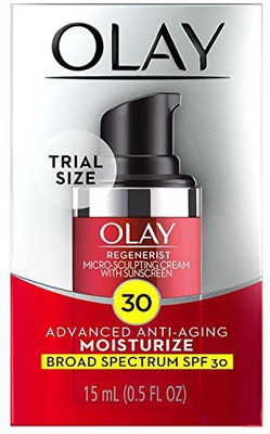 Olay Regenerist Micro-sculpting Cream Face Moisturizer With Spf 30, Trial Size(15 ml)
Olay Regenerist Micro-sculpting Cream Face Moisturizer With Spf 30, Trial Size(15 ml)