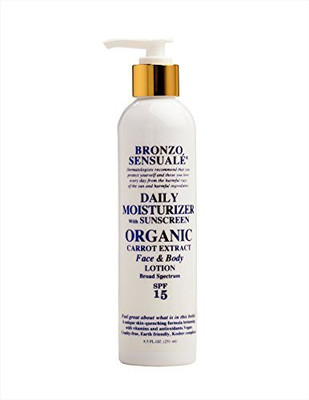 Bronzo Sensuale Daily Moisturizer Organic Carrot Lotion with SPF 15 Sunscreens with pump(240.89 g)
Bronzo Sensuale Daily Moisturizer Organic Carrot Lotion with SPF 15 Sunscreens with pump(240.89 g)