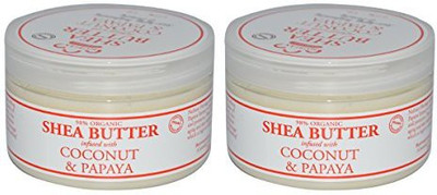 Nubian Heritage Coconut And Papaya Shea Butter, With Coconut Oil, Papaya Extracts & Vitamin E, pack Of 2(113.36 g)
Nubian Heritage Coconut And Papaya Shea Butter, With Coconut Oil, Papaya Extracts & Vitamin E, pack Of 2(113.36 g)