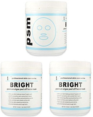 PSM Beauty (Set of 3) BRIGHT Premium Algae Peel Off Facial Mask Powder for Professional Skin Care(498.784 g)
PSM Beauty (Set of 3) BRIGHT Premium Algae Peel Off Facial Mask Powder for Professional Skin Care(498.784 g)
