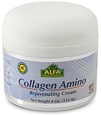 Alfa Vitamins Collagen Amino Cream with Vitamin E. Rejuvenates the Skin(113.4 g)