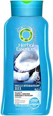 Herbal Essences Hello Hydration 2 In 1 Moisturizing Shampoo + Conditioner pack Of 2(700 ml)
Herbal Essences Hello Hydration 2 In 1 Moisturizing Shampoo + Conditioner pack Of 2(700 ml)