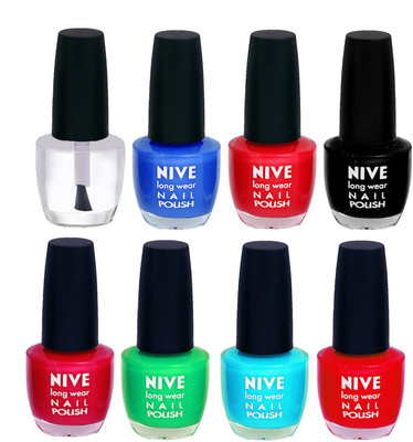 Nive Colour Blast Nail Lacquer (Set of 8 Nail Polish) 3005201744 Multicolor(Pack of 8)
Nive Colour Blast Nail Lacquer (Set of 8 Nail Polish) 3005201744 Multicolor(Pack of 8)