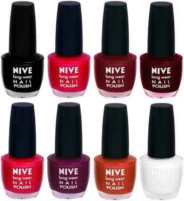 Nive Colour Blast Nail Lacquer (Set of 8 Nail Polish) 3005201754 Multicolor(Pack of 8)
Nive Colour Blast Nail Lacquer (Set of 8 Nail Polish) 3005201754 Multicolor(Pack of 8)