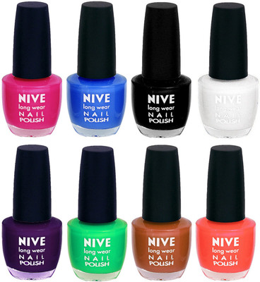 Nive Colour Blast Nail Lacquer (Set of 8 Nail Polish) 3005201759 Multicolor(Pack of 8)
Nive Colour Blast Nail Lacquer (Set of 8 Nail Polish) 3005201759 Multicolor(Pack of 8)