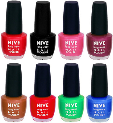 Nive Colour Blast Nail Lacquer (Set of 8 Nail Polish) 3005201768 Multicolor(Pack of 8)
Nive Colour Blast Nail Lacquer (Set of 8 Nail Polish) 3005201768 Multicolor(Pack of 8)