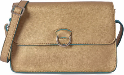 Baggit Women Casual Gold PU Sling Bag
Baggit Women Casual Gold PU Sling Bag