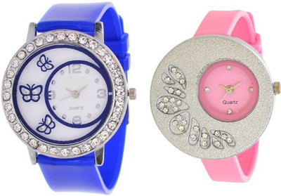 ReniSales PINK DIAMOND STUDDED DESIGNER BLUE BUTTERFLY LATEST FESTIVE COLLECTION Watch - For Girls
ReniSales PINK DIAMOND STUDDED DESIGNER BLUE BUTTERFLY LATEST FESTIVE COLLECTION Watch - For Girls