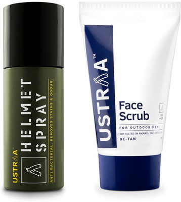 Ustraa By Happily Unmarried Face Scrub For outdoor Men (100 gm) Helmet Spray for Men (100 ml)(Set of 2)
Ustraa By Happily Unmarried Face Scrub For outdoor Men (100 gm) Helmet Spray for Men (100 ml)(Set of 2)