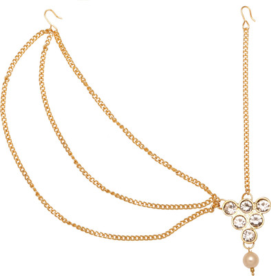 Sanjog Statement Gold Plated Half Matha Patti Maang Tikka For Women & Girls Hair Chain(Gold)
Sanjog Statement Gold Plated Half Matha Patti Maang Tikka For Women & Girls Hair Chain(Gold)