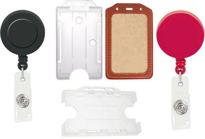 TheFlauntStore Plastic ID Badge Holder(Pack of 5)