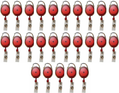 TheFlauntStore Plastic ID Badge Holder(Pack of 25)