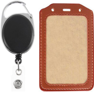 TheFlauntStore Plastic ID Badge Holder(Pack of 2)