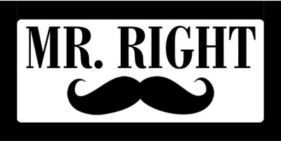 Shop Online Mr. Right" Photo Booth Board(Party) 
Shop Online Mr. Right" Photo Booth Board(Party)