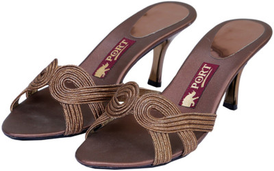 Port Women Copper Heels
