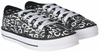 Unistar Canvas Shoes For Women(Black