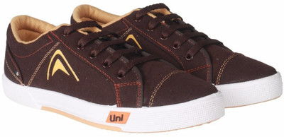 Unistar 5003-Brown Canvas Shoes For Men(Brown), Brown002