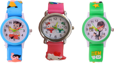 Zest4Kids Ben10,Kitty and CB Watch - For Boys & Girls