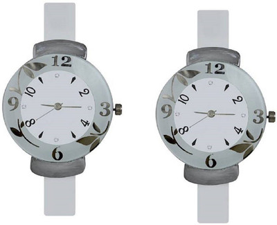 LEBENSZEIT FAST SELLING LATEST FASHION WHITE LEAF PATTENT HOT COMBO DEAL Watch - For Girls
LEBENSZEIT FAST SELLING LATEST FASHION WHITE LEAF PATTENT HOT COMBO DEAL Watch - For Girls