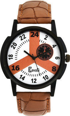 Cavalli CW 352 Trendy White Dial Watch - For Men