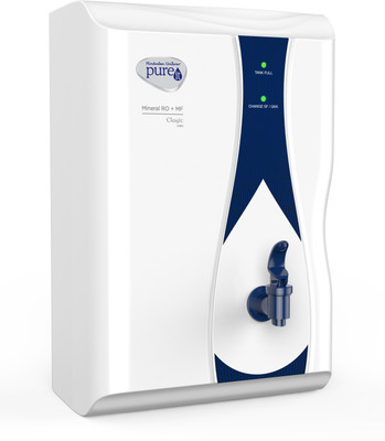 Pureit Mineral RO+MF 6 L RO + MF Water Purifier(White and Blue)