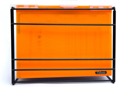 Infomate 1 Compartments Metal File Rack(Black)
