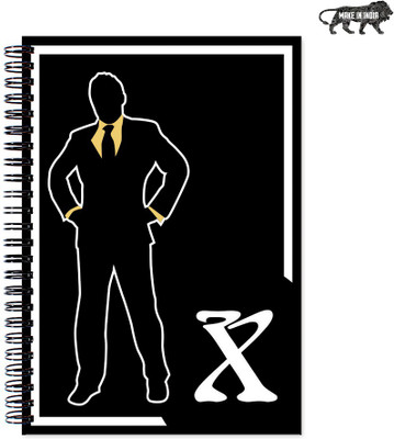 VenTechno A5 Diary(Professional Man 'X' A5 Designer Wirebound Ruled Paper Sheets Personal and Office Stationary Notebooks Diary, Multicolor)