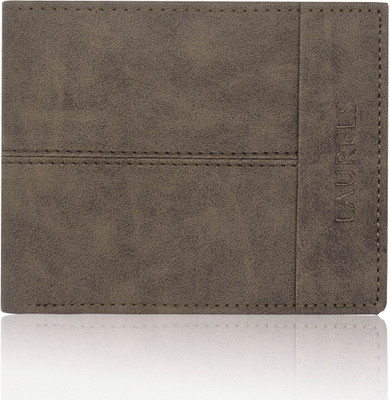 Laurels Men Casual, Formal Brown Genuine Leather Wallet(5 Card Slots)