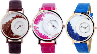 Shivam Retail SR-11 Stylish Moving Beads Different Color Pack Of 3 Watch - For Girls
Shivam Retail SR-11 Stylish Moving Beads Different Color Pack Of 3 Watch - For Girls