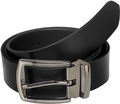 Caring Men Casual Black Genuine Leather Belt