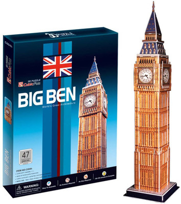 kidoz kingdom 3D PUZZLE BIG BEN 47 PCS(47 Pieces)
