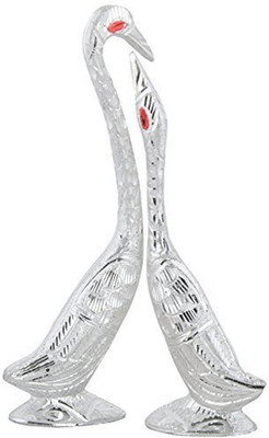 HOUZZPLUS Handicraft metal Kissing swan pair home decor set gifts Decorative Showpiece - 18 cm(Iron, Silver)
HOUZZPLUS Handicraft metal Kissing swan pair home decor set gifts Decorative Showpiece - 18 cm(Iron, Silver)