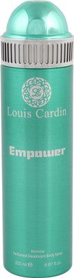 Louis Cardin Empower Homme Perfumed Deodorant Body Spray Femme 200ml Body Spray - For Women(200 ml)
Louis Cardin Empower Homme Perfumed Deodorant Body Spray Femme 200ml Body Spray - For Women(200 ml)